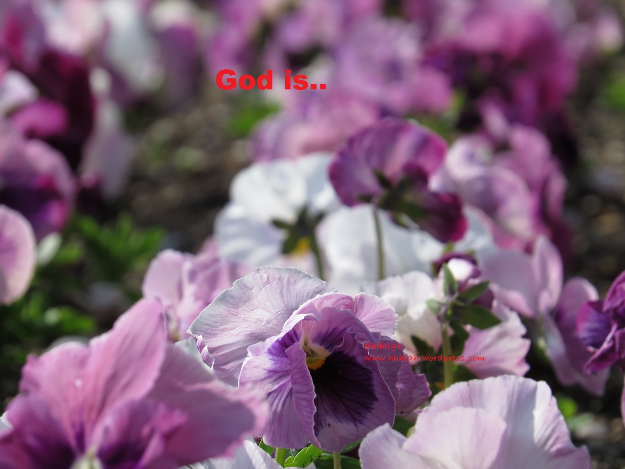 God is..
