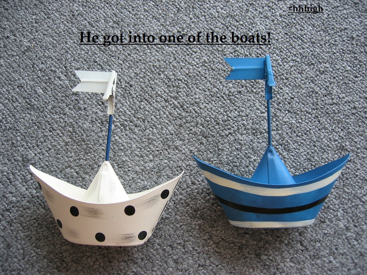 Two boats!