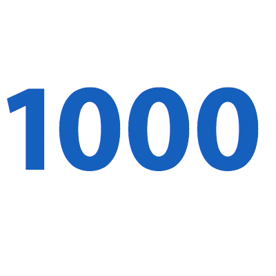 Looking forward to 1000 followers! 1000 Blessings
