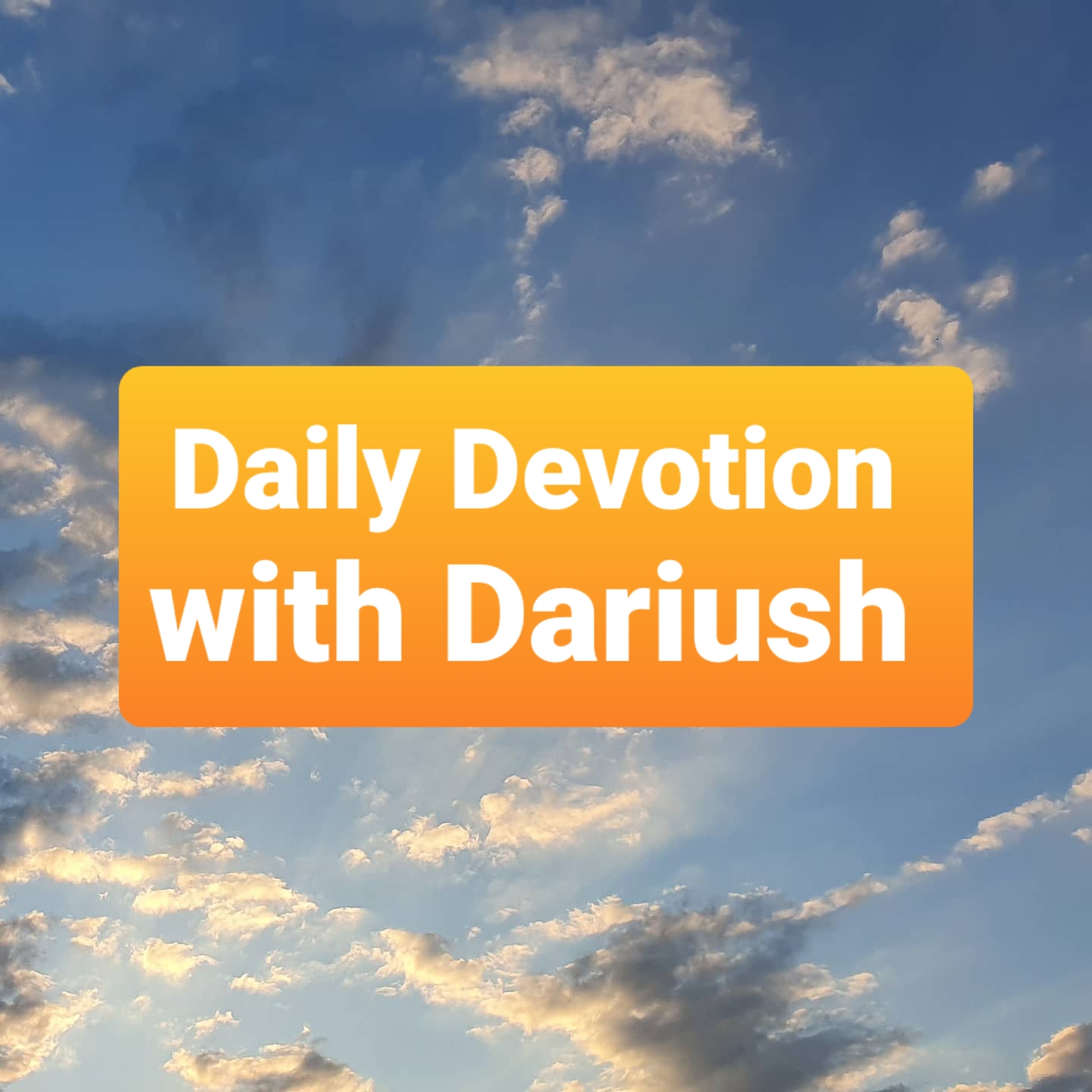 Daily Devotion till 14 April 2020