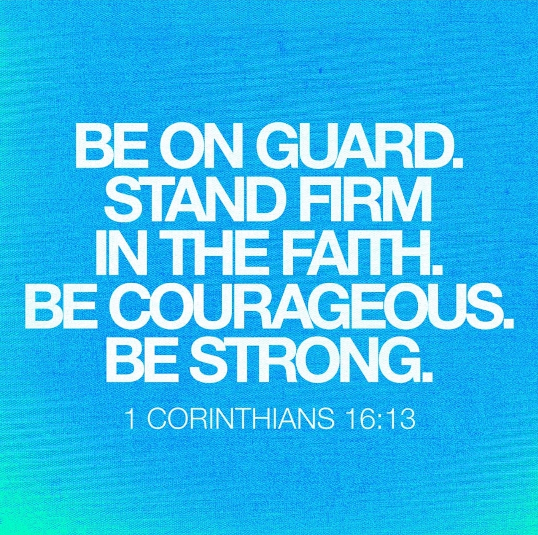 Stand Firm and have Faith, Memorise Strong Bible Verses 2022