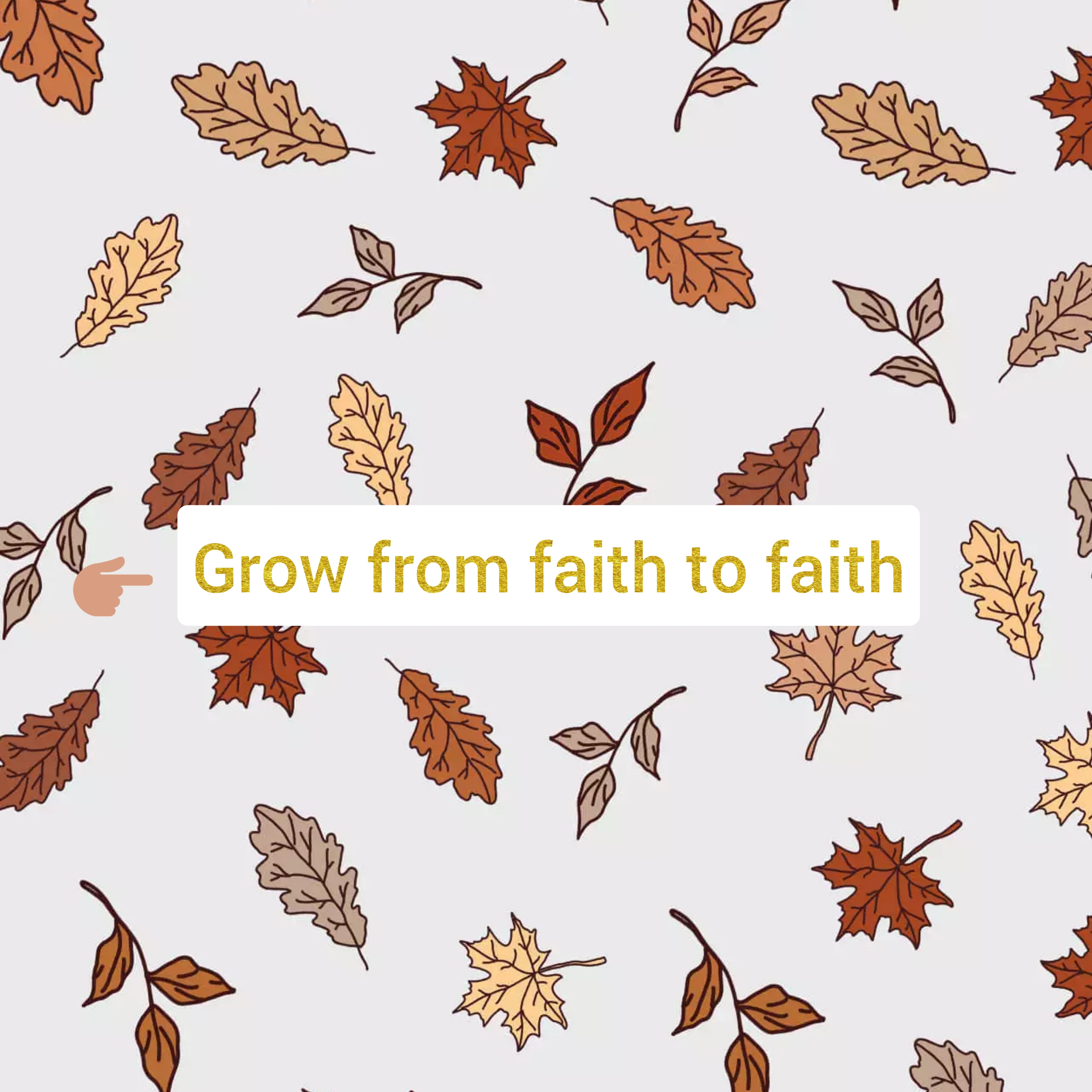 Grow From Faith to Faith