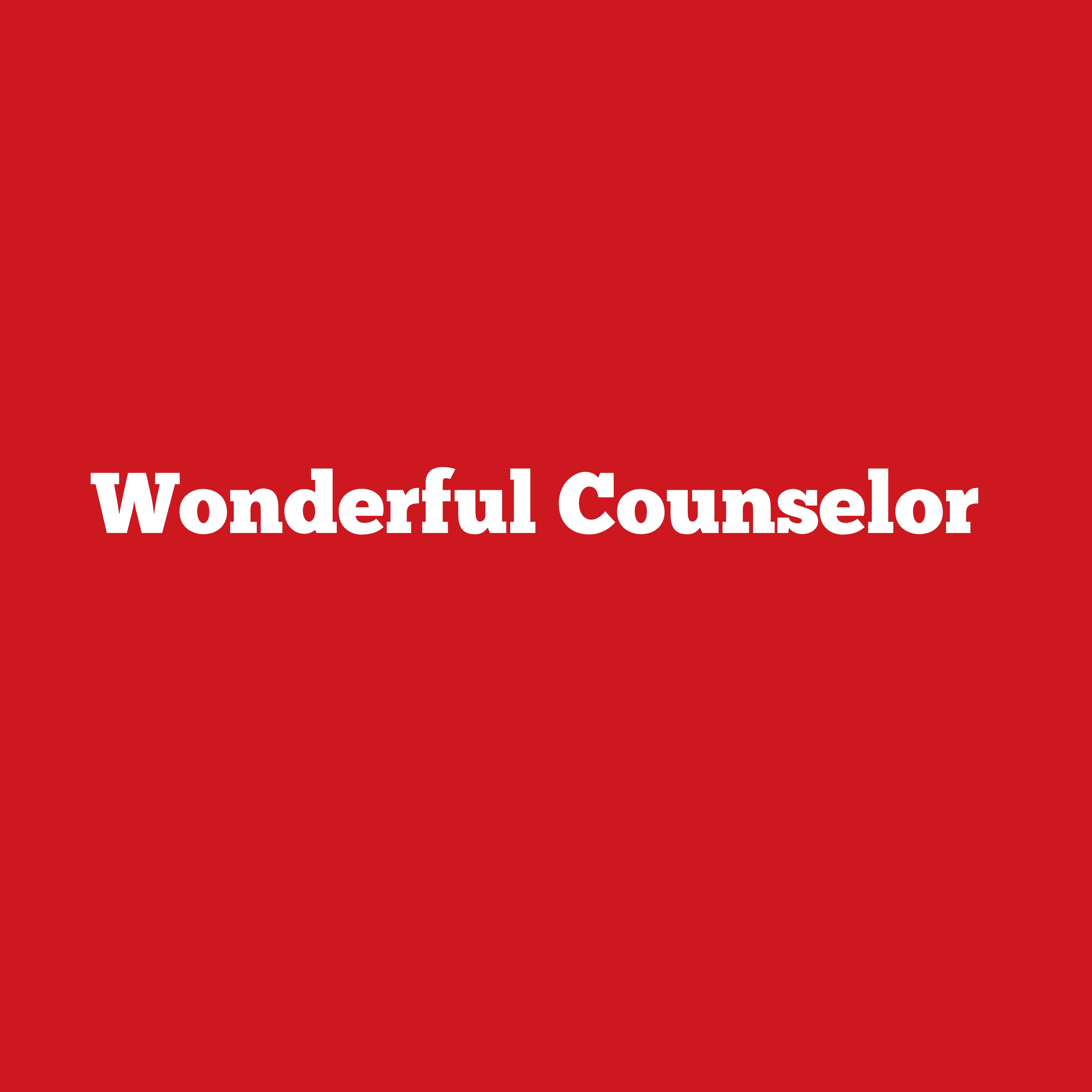 Wonderful Counselor