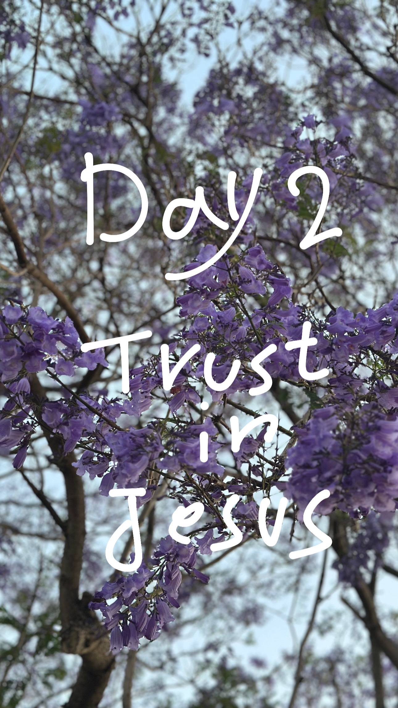 Day 2 of 7-Day Devotion : Trust in Jesus